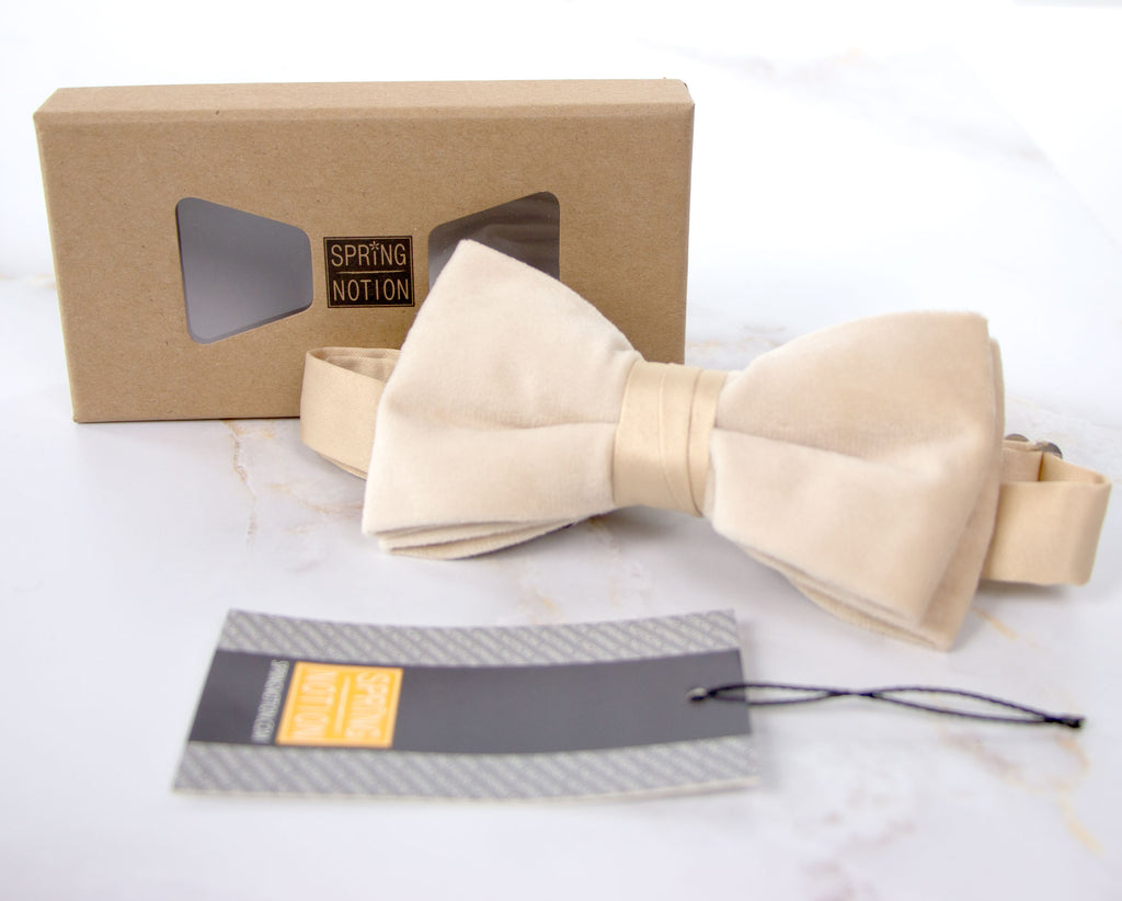 Men's Velvet Pre-tied Bow Tie