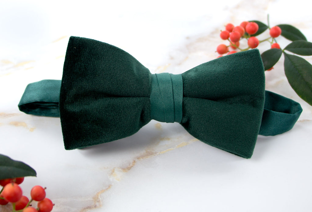 Men's Velvet Pre-tied Bow Tie