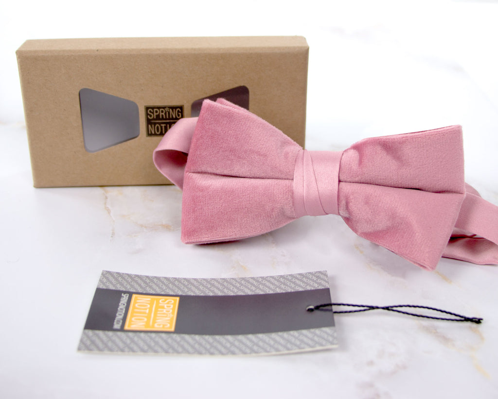 Men's Velvet Pre-tied Bow Tie