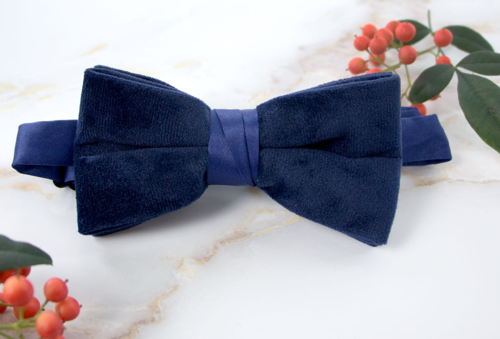 Men's Velvet Pre-tied Bow Tie