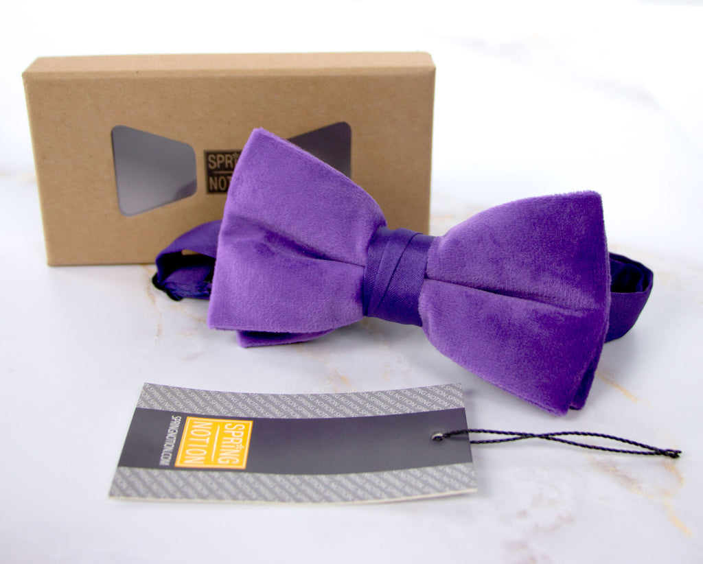 Men's Velvet Pre-tied Bow Tie