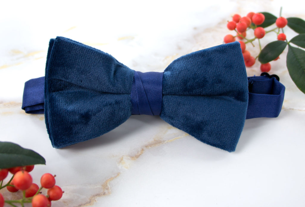 Men's Velvet Pre-tied Bow Tie