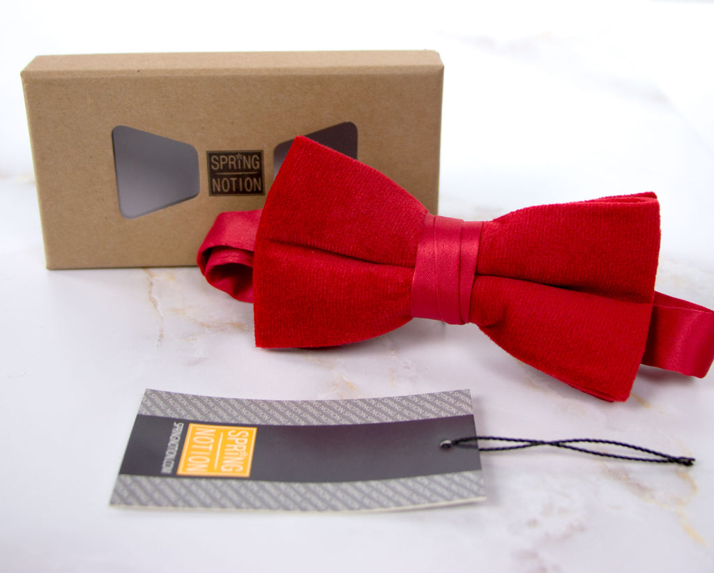 Men's Velvet Pre-tied Bow Tie