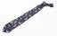 Men's Printed Microfiber Christmas Themed Tie, Black Snowman