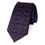 Men's Small Floral Pattern Microfiber Woven Tie