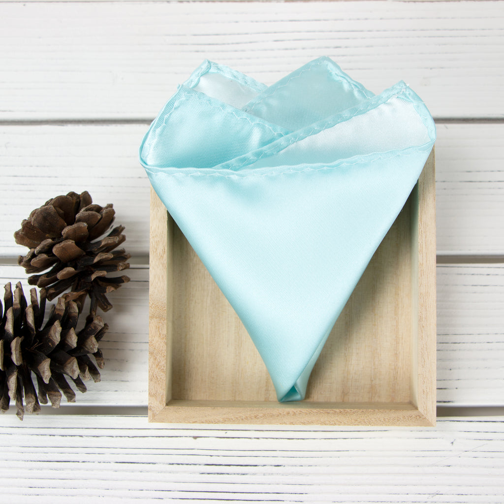 Men's Solid Color Satin Microfiber Handkerchief