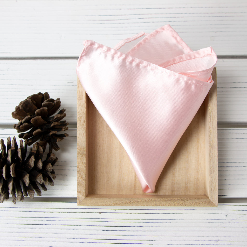 Men's Solid Color Satin Microfiber Handkerchief