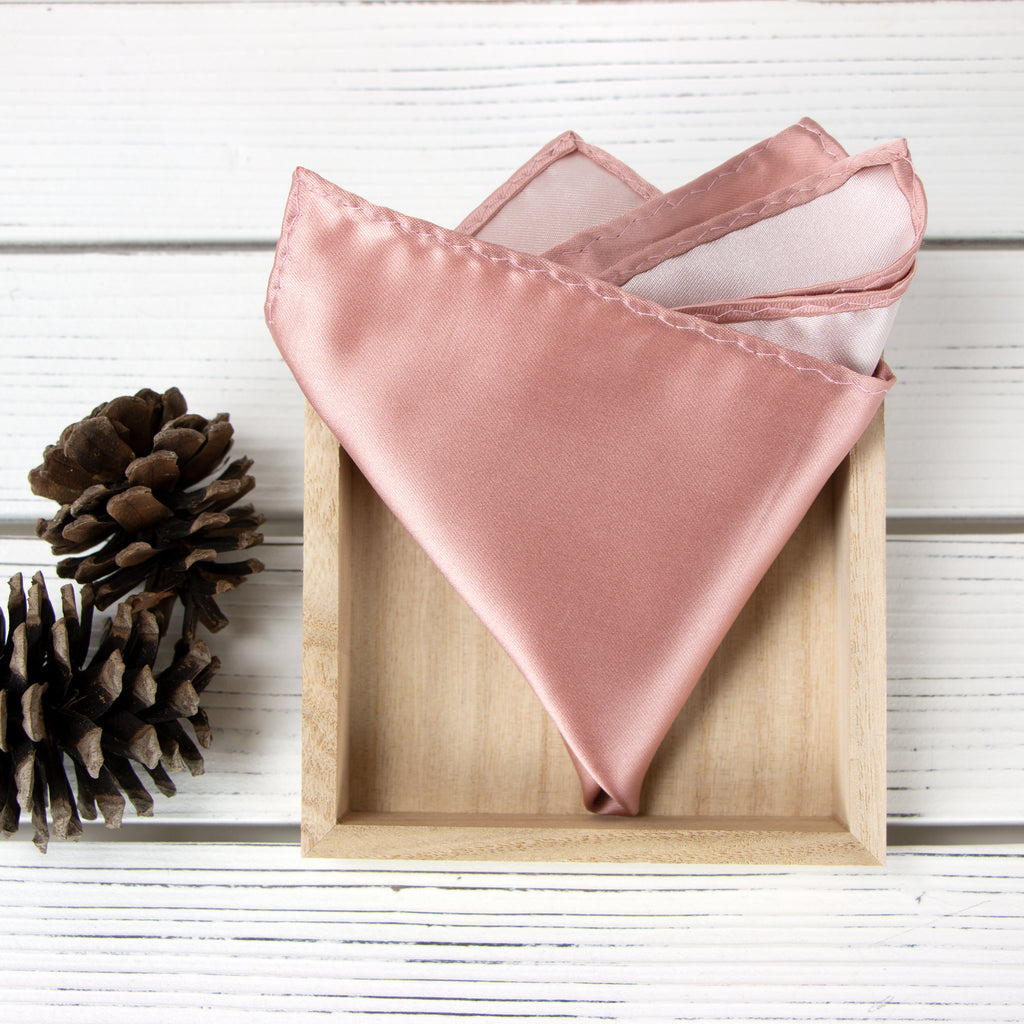 Men's Solid Color Satin Microfiber Handkerchief