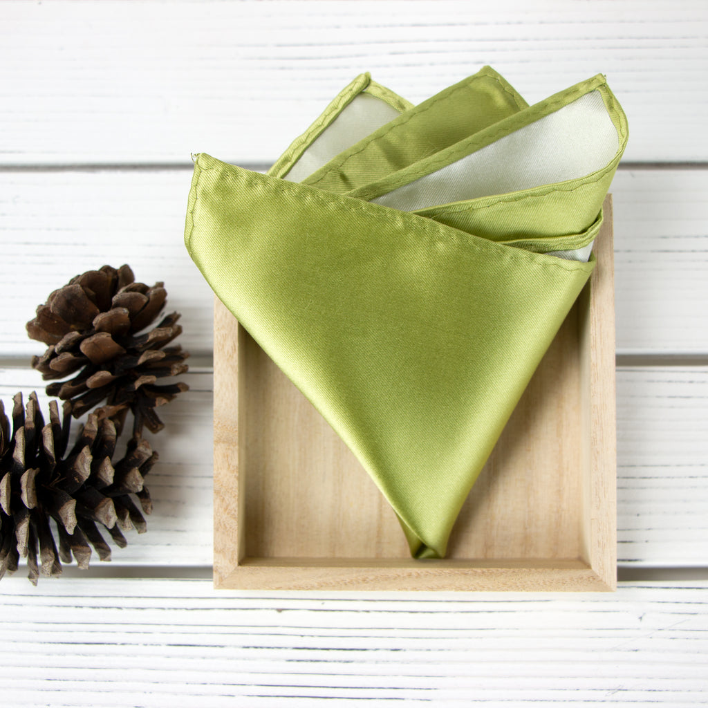 Men's Solid Color Satin Microfiber Handkerchief