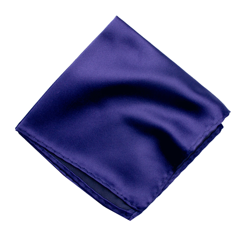 Men's Solid Color Satin Microfiber Handkerchief