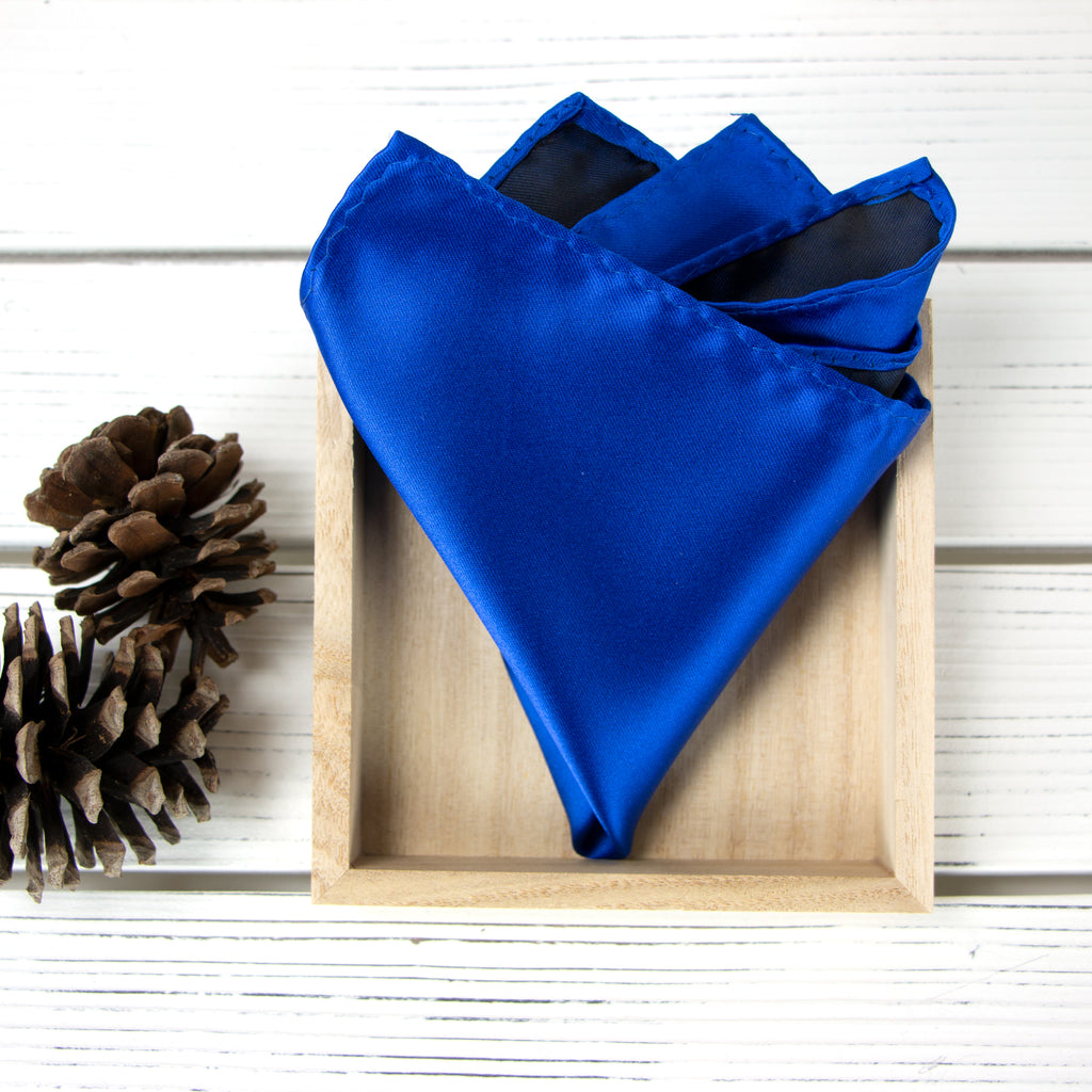Men's Solid Color Satin Microfiber Handkerchief