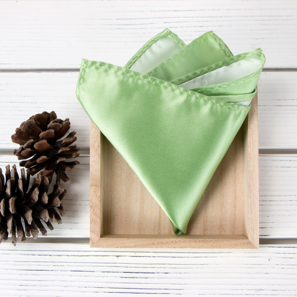 Men's Solid Color Satin Microfiber Handkerchief