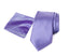 Men's Solid Color Satin Microfiber Tie and Handkerchief Set
