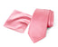 Men's Solid Color Satin Microfiber Tie and Handkerchief Set