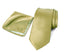 Men's Solid Color Satin Microfiber Tie and Handkerchief Set
