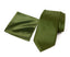 Men's Solid Color Satin Microfiber Tie and Handkerchief Set