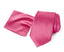 Men's Solid Color Satin Microfiber Tie and Handkerchief Set