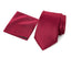 Men's Solid Color Satin Microfiber Tie and Handkerchief Set