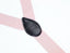 men's blush pink baby pink elastic stretch suspenders with genuine leather crosspatch with subtle Spring Notion branding