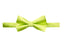 men's lime green solid color satin microfiber bow tie