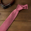Men's Solid Color Satin Microfiber Tie