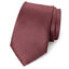 Men's Solid Color Satin Microfiber Tie