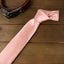 Men's Solid Color Satin Microfiber Tie