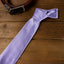Men's Solid Color Satin Microfiber Tie