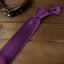 Men's Solid Color Satin Microfiber Tie