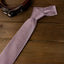 Men's Solid Color Satin Microfiber Tie