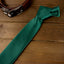 Men's Solid Color Satin Microfiber Tie