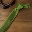 Men's Solid Color Satin Microfiber Tie