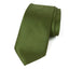 Men's Solid Color Satin Microfiber Tie