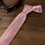 Men's Solid Color Satin Microfiber Tie