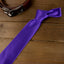 Men's Solid Color Satin Microfiber Tie