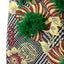 Men's Woven Microfiber Glen Plaid Floral with Faux Down Feather Fuzz Necktie