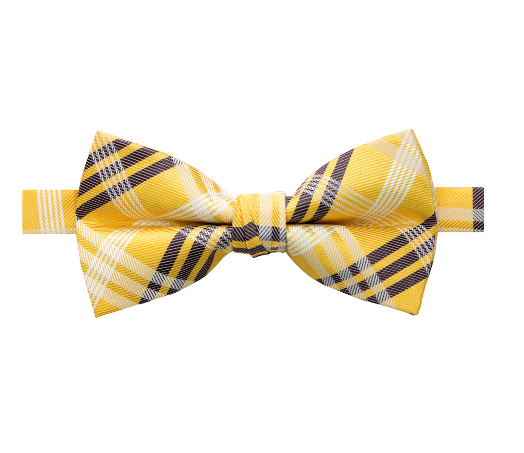 Men's Plaid Woven Bow Tie