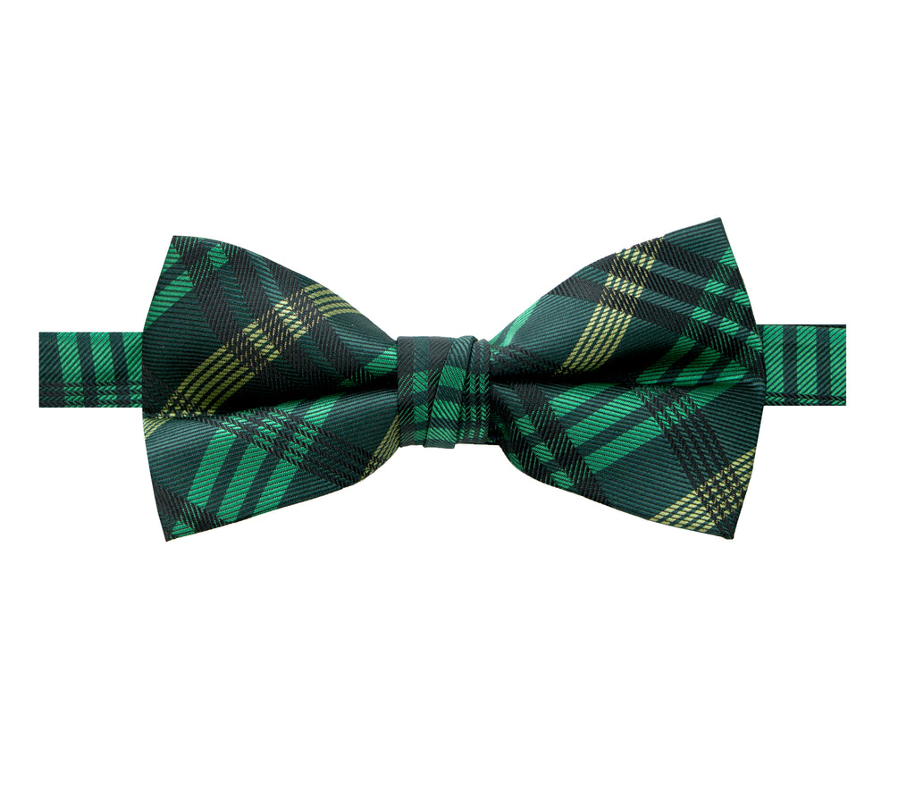 Men's Plaid Woven Bow Tie