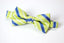 Men's Lime/Blue Patterned Bow Tie (Color 24)