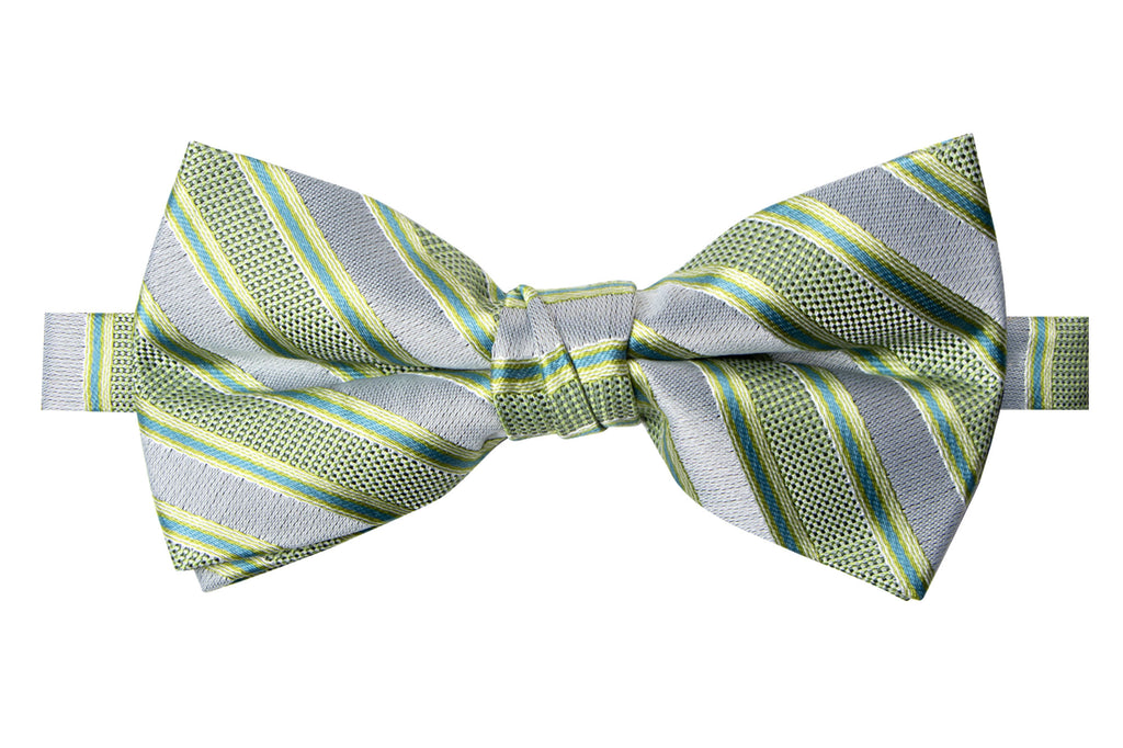 Men's Pastel Green Patterned Bow Tie (Color 27)