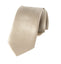 men's champagne beige dotted patterned necktie tie