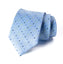 men's light blue baby blue patterned necktie tie
