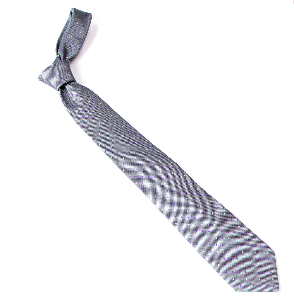 men's lilac lavender purple patterned necktie tie