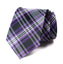 men's purple patterned necktie tie