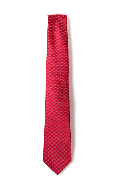 Red pattern store tie