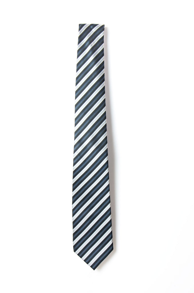 men's grey gray patterned necktie tie