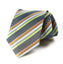 men's lime green orange patterned necktie tie