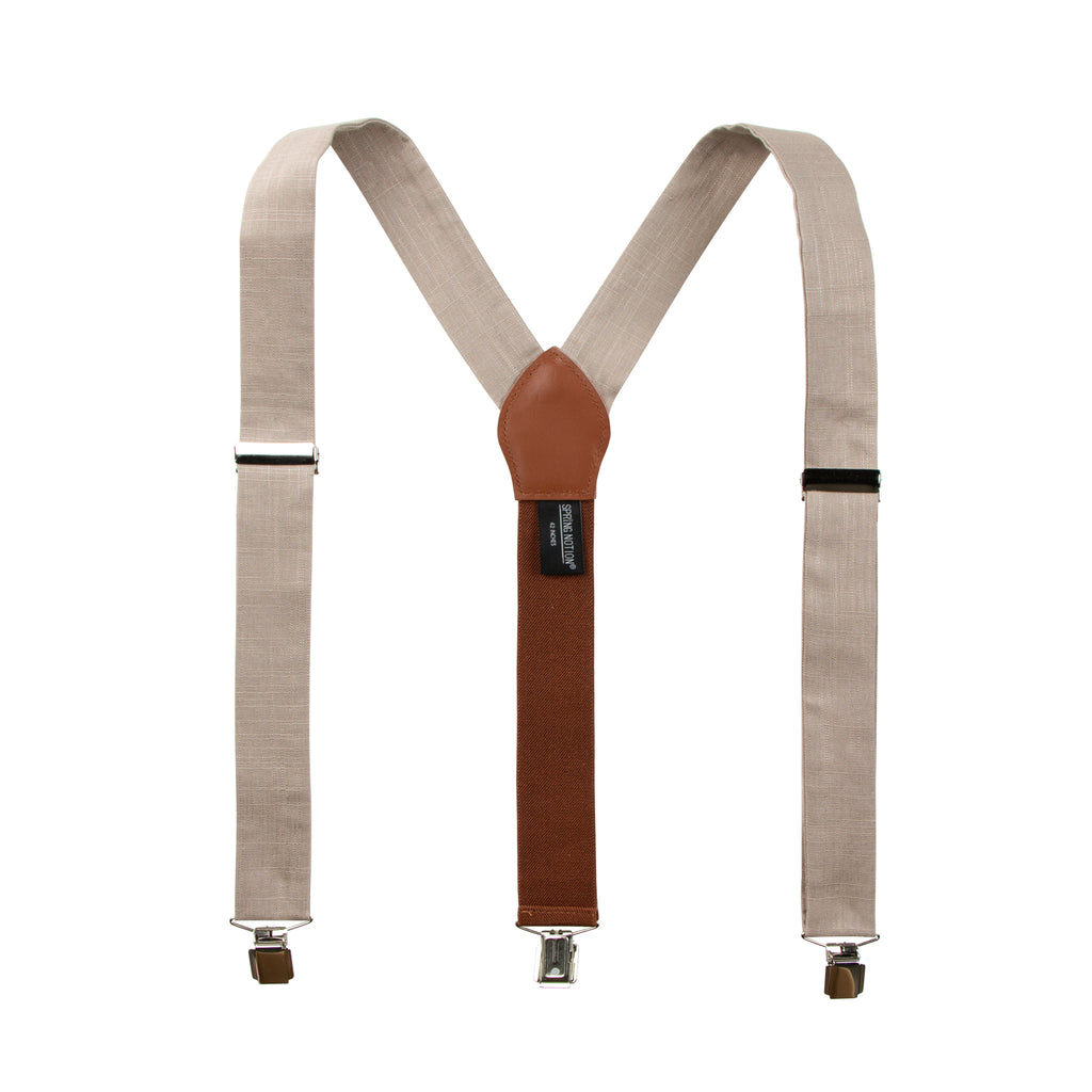 Men's Linen Blend Suspenders