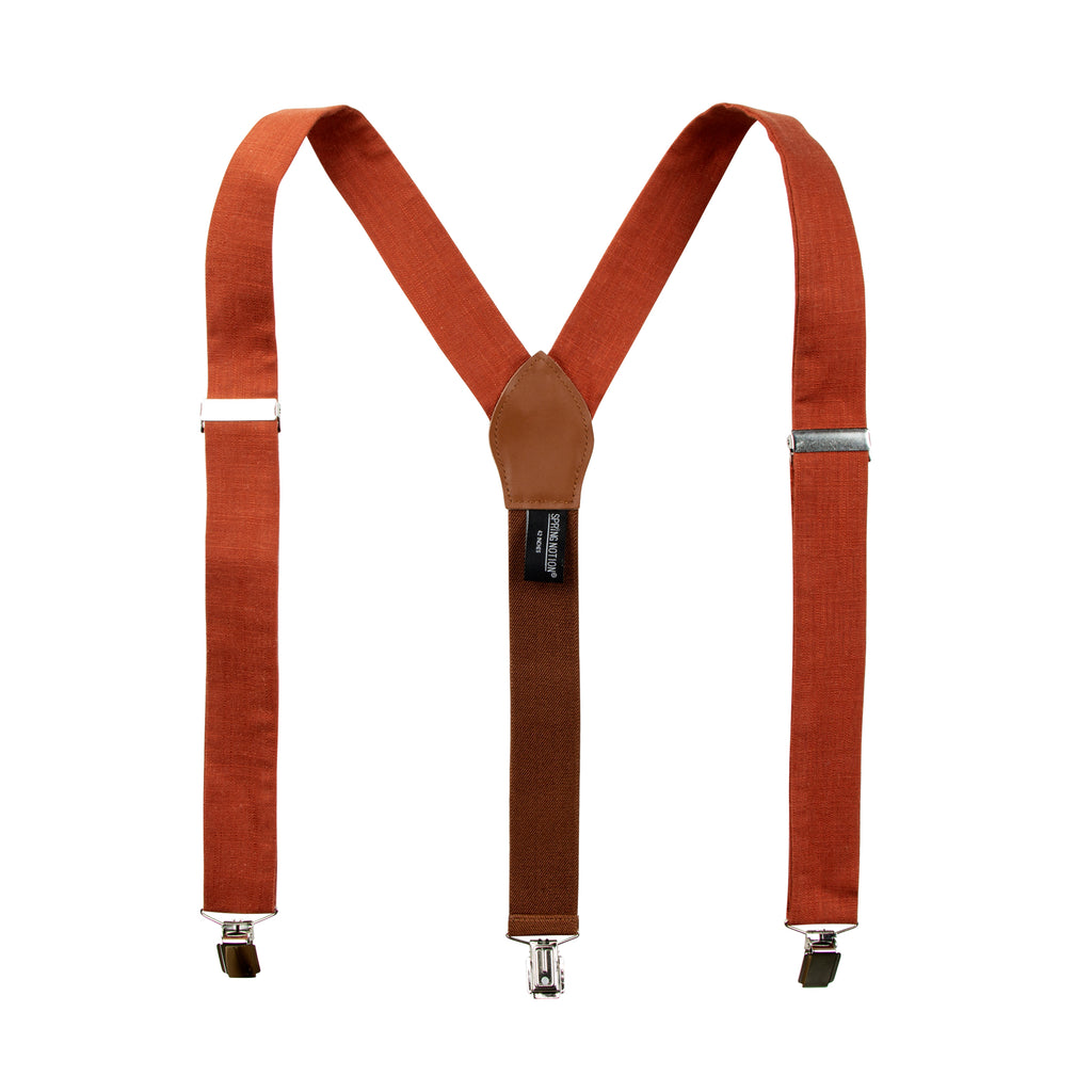Men's Linen Blend Suspenders