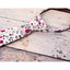 Boys' Cotton Floral Skinny Zipper Tie, White (Color F22)